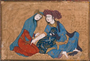 die buecher der chronika der drei schwestern religious Islam Oil Paintings